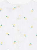 Pagliaccetto bianco neonata ZANELLY / 21E1BFO1BAR000