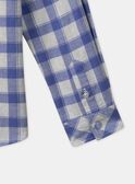 Camicia a quadri blu MEMINAGE / 25E3PG81CHM001