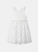 Abito in tulle con fiori ricamati MRELEFETTE / 25E2PFL3ROB001