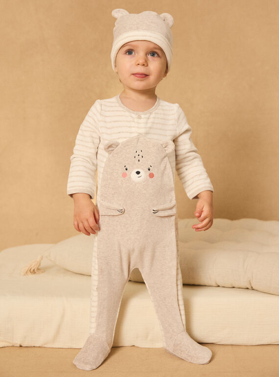 Tutina pigiama orso con cuffietta MEDIEGO / 25E5BGD2GREA012