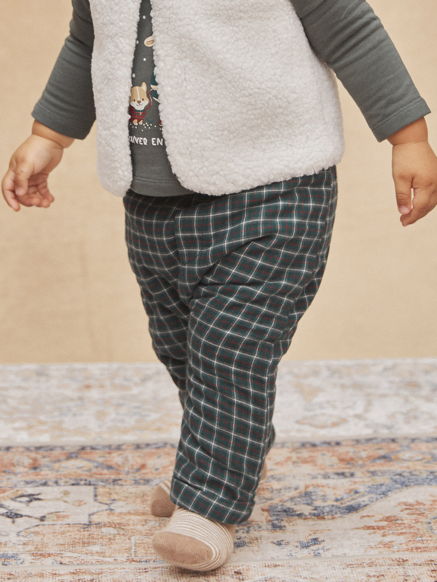 Pantaloni discount verde bottiglia
