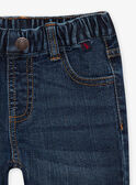 Jeans denim scuri con cuciture a contrasto neonato CAZIRAGE1 / 22E3PGF2JEAK005
