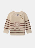 Maglione a righe con leone MAANTOINE / 25E1BG71PUL114