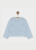 Cardigan celeste RABARBARA / 19E1BF21CAR020