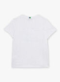 T-shirt ecrù a maniche corte FLEFROGAGE / 23E3PGS3TMC001