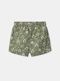 Shorts da bagno kaki con stampa giungla  MISACHA / 25E4BGC1MAI626