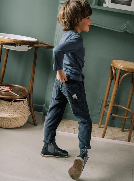 Pantaloni grigi scuro DEVORAGE / 22H3PGR1PANJ900