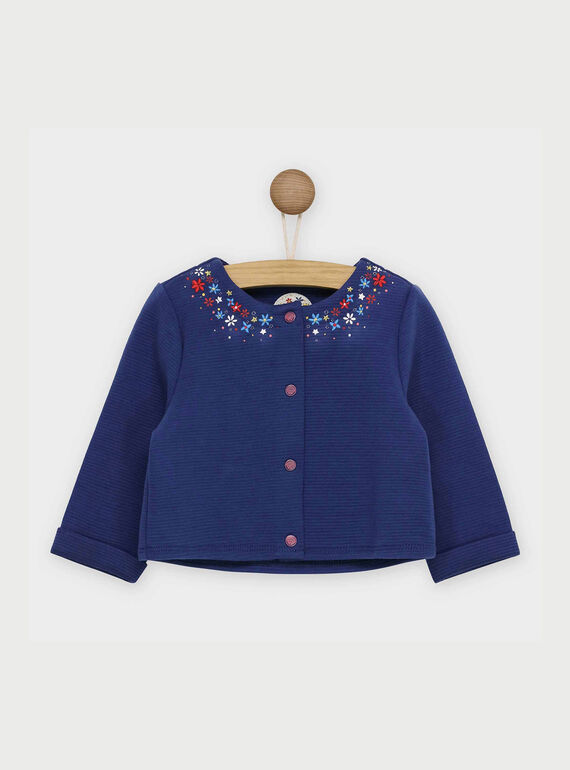 Cardigan navy RAMAUD / 19E1BFE2CAR070