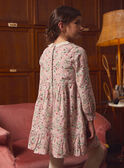 Abito floreale con colletto claudine  LADEDETTE / 24H2PFQ1ROB001