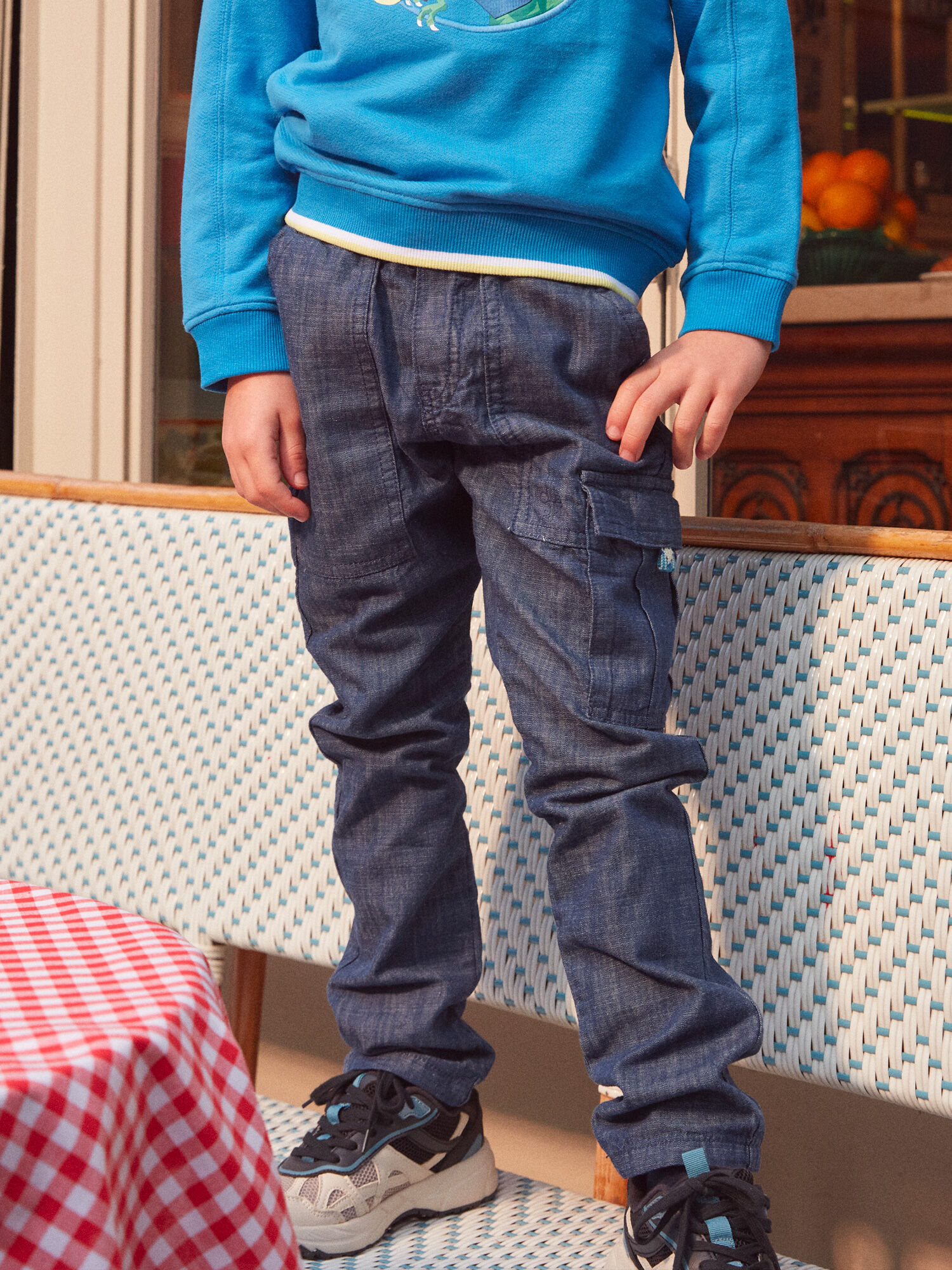 Pantaloni champion bambino porpora store
