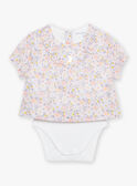 Body, bloomer e fascia lilla con stampa fiori FORINE / 23E0CFT2ENSH700
