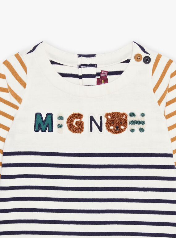 T-shirt a righe a maniche lunghe DANIGEL / 22H1BGU2TML070