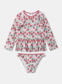 Costume da bagno a due pezzi UPF 50+ con stampa MRUTISETTE / 25E4PFC2BUV001