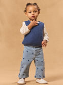 Pantaloni con ricamo a fiori MADIANE / 25E1BF81PANP272