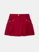 Red SKIRT NEJUPETTE / 25H2PFK1JUPF510