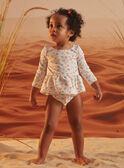 Costume t-shirt ecrù con stampa a fiori KITIANA / 24E4BFG1TUV001