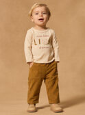 T-shirt a maniche lunghe con leone MAACHILE / 25E1BG71TML114