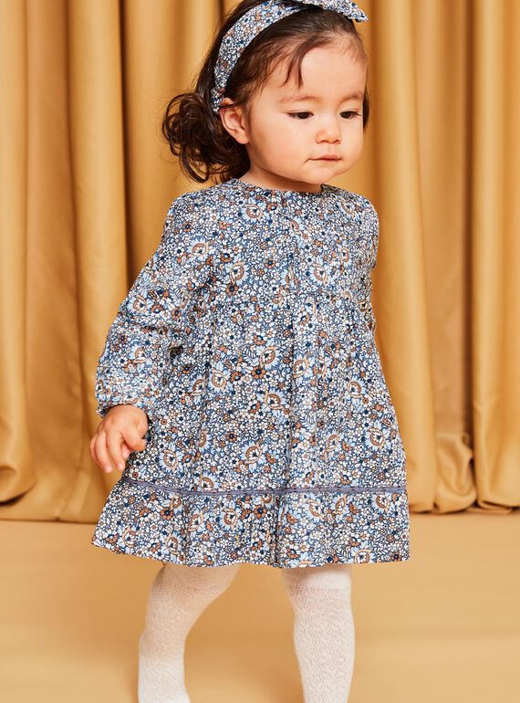 Abito con stampa a fiori in twill DARENATA / 22H1BFY2ROBC206