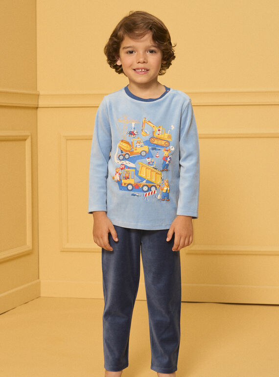 Blue PYJAMA LECAGE / 24H5PG44PYJC236