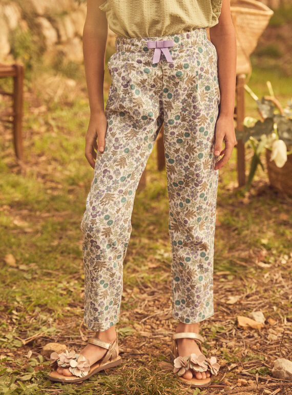 Pantaloni a fiori MLEPANETTE / 25E2PFO1PAN001