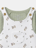 Set da giorno body + salopette + calzini MONZON / 25E0CG22ENSG610