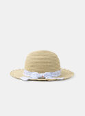 Cappello in paglia con stampa floreale KAPETULA / 24E4BFN1CHA009