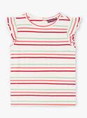 Completo abito salopette e t-shirt a righe ZOCHUETTE / 21E2PFJ1ENSP269