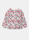 T-shirt da bagno UPF 50+ stampa con fragole MITIANA / 25E4BFC1TUV001