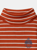 Maglia intima a Righe Arancioni LARAYAGE / 24H3PGR1SPL400
