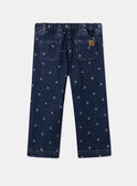 Jeans a gamba ampia a fiori MEJEANETTE / 25E2PF81JEAK005