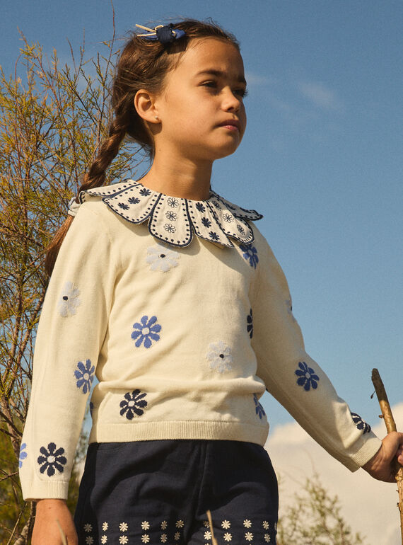 Maglione a fiori MESWETTE / 25E2PF81PUL114