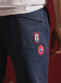 Navy COMFORT PANTS MOBOAGE / 25E3PGJ1CFP070