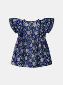 Abito blu navy con stampa a fiori KAFLORENCE / 24E1BFL2ROB070