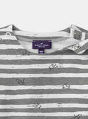 T-shirt a maniche lunghe a righe LAOLIVIER / 24H1BGQ1TML001
