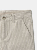 Shorts da cerimonia beige MRERAGE / 25E3PGL1BERA016