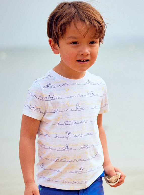 T-shirt bianca bambino COARAGE / 22E3PGN2TMC000