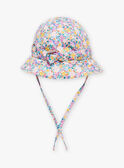 Cappello ecrù con stampa a fiori FASOLINE / 23E4BFS1CHA001