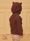 Cardigan con cappuccio e orecchie da orsetto LAFAREL / 24H1BGK1GIL815