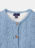 Greyish blue CARDIGAN LAROSALIE / 24H1BFS1CAR205