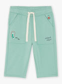 Pantaloni felpati verde mandorla FACECTOR / 23E1BGB1PAN611