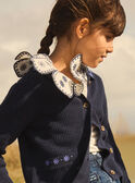 Cardigan con ricamo MERLETTE / 25E2PF81CARC214