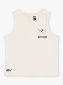 Canotta beige in tessuto interlock FATYVAN / 23E1BGP1DEB007