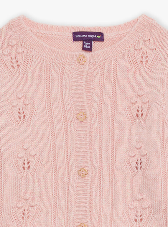 Cardigan a maniche lunghe con maglia traforata DATAMY / 22H1BFZ1CAR301
