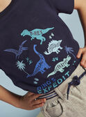 T-shirt navy motivo dinosauri bambino CYDOAGE2 / 22E3PGT2TMC070