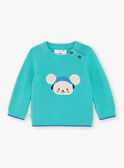 Maglia blu turchese ZAKEVIN / 21E1BGJ1PULG621