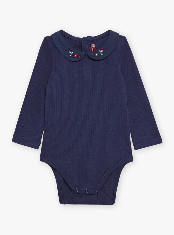Body navy con colletto Peter Pan DAOLLY / 22H1BFX1BOD070