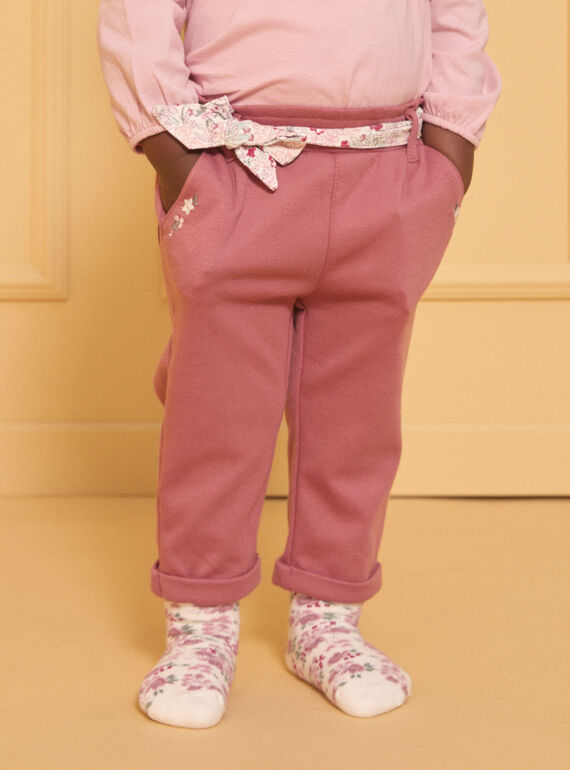 Pantaloni con cintura floreale LANINI / 24H1BFQ1PAN709