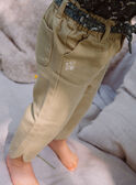 Pantaloni beige in twill GACERISE / 23H1BF81PAN626