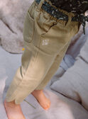 Pantaloni beige in twill GACERISE / 23H1BF81PAN626