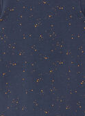 Completo blu notte tutina e berretto in tessuto felpato  ZEBERNIE / 21E5BGH2GRE705
